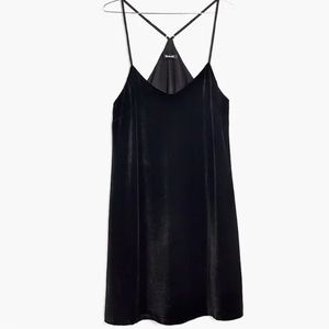 🖤MADEWELL Black Velvet Slip Dress